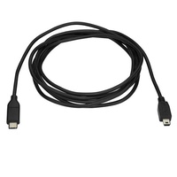 StarTech 2m 6 ft USB C to Mini USB Cable, USB 2.0, USB C to USB Mini - USB2CMB2M