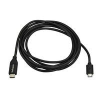 StarTech 1m USB 2.0 Type-C to Micro-B Cable (M/M), Black - USB2CUB1M