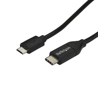 StarTech 2m (6ft) USB C to Micro USB Cable, M/M, USB 2.0 - USB2CUB2M