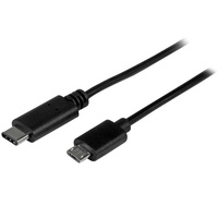StarTech 0.5m USB C to Micro USB Cable, M/M, USB 2.0 - USB2CUB50CM