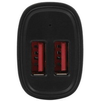 StarTech Dual Port USB Car Charger, 24W/4.8A - USB2PCARBKS