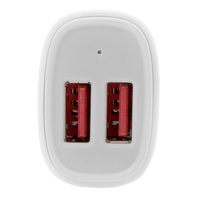 StarTech Dual Port USB Car Charger, 24W/4.8A - USB2PCARWHS