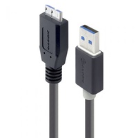 ALOGIC 1m USB 3.0 Type A to Type B Micro Cable Male to Male USB3-01-MCAB