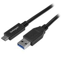 StarTech 1m 3ft USB C to USB A Cable M/M, USB 3.1 10Gbps, Certified - USB31AC1M