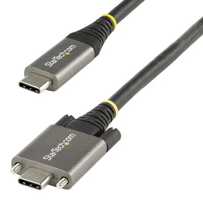 Startech USB31CCSLKV1M 1m Side Screw Locking USB C Cable 10Gbps
