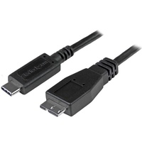 StarTech USB-C to Micro-USB Cable, M/M, 0.5 m, USB 3.1 (10Gbps) - USB31CUB50CM