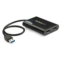 StarTech Connect two additional 4K 60Hz displays to your Mac or PC through a single USB 3.0 port USB32DP24K60