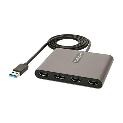 Startech USB32HD4 USB 3.0 to 4 HDMI Adapter - Quad Monitor