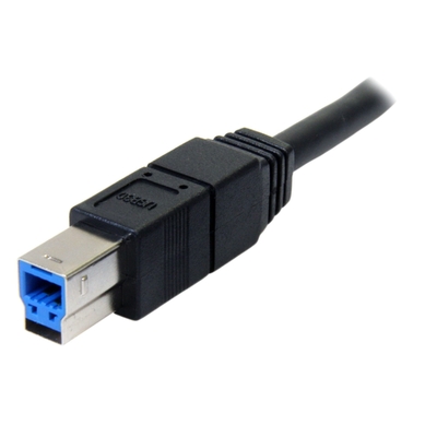 StarTech USB3SAB3MBK 3m Black SuperSpeed USB 3.0 Cable A to B - M/M