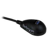 StarTech 1.5m Black USB 3 Desktop Extension Cable - USB3SEXT5DKB