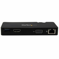 StarTech Travel Docking Station for Laptops, HDMI or VGA, USB 3.0 - USB3SMDOCKHV