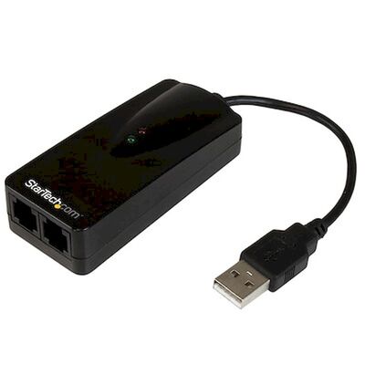 StarTech USB562KEMH External USB Fax Modem - 2-port - 56K