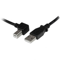 StarTech 1m Left Angle USB Printer Cable, USB 2.0 A to B - USBAB1ML
