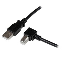StarTech 1m Right Angle USB Printer Cable, USB 2.0 A to B - USBAB1MR