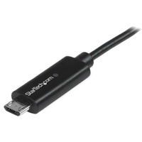 StarTech 1m / 3 ft Micro-USB Cable with LED Charging Light, M/M - USBAUBL1M