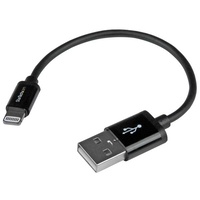StarTech 15cm Black 8-pin Lightning to USB Cable