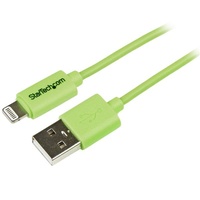 StarTech 1m Green 8-pin Lightning to USB Cable - USBLT1MGN
