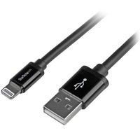 StarTech 1.5m Black 8-pin Lightning to USB Cable - USBLT2MB