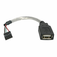 StarTech USB A to USB 4 Pin Header Cable - USBMBADAPT