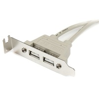 StarTech 2 Port USB LP Slot Plate Adapter - USBPLATELP
