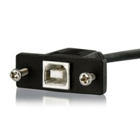 StarTech 90cm Panel Mount USB Cable B to B, F/M - USBPNLBFBM3