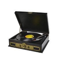 mbeat« Vintage USB Turntable with Bluetooth Speaker and AM/FM Radio