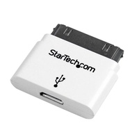 StarTech Apple 30-pin to Micro USB Adapter iPhone iPod iPad - White