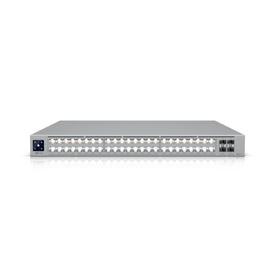 Ubiquiti Pro XG 48, Professional-grade, 48-port Layer 3 Etherlighting Switch, (32) 10 GbE, (16) 2.5 GbE, (4) 25G SFP28 Ports, DC Power Backup Ready 