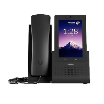 Ubiquiti UniFi Talk Phone Touch,Versatile Desktop Smartphone Eliminates,Learning Curve, 5 Touch Display, Bluetooth Support,PoE in,Black