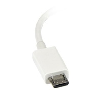 StarTech 13cm White Micro USB to USB OTG Adapter - UUSBOTGW