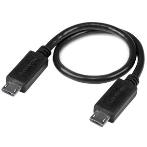 StarTech 8in USB OTG Cable, Micro USB to Micro USB, M/M - UUUSBOTG8IN