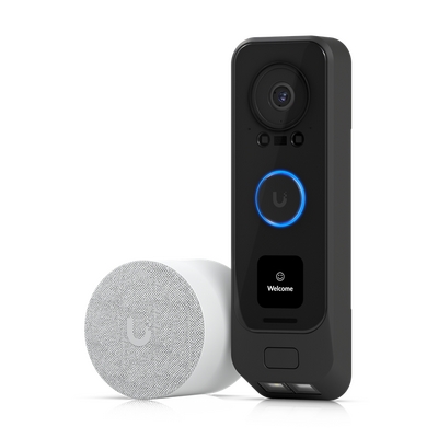 Ubiquiti UniFi Protect G4 Doorbell Pro PoE Kit,5MP CMOS Camera,Night Mode IR Up To 20ft, PoE Power, Includes PoE Chime, WeatherProof IPX4