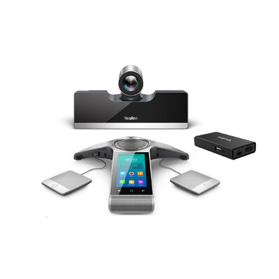 Yealink VC500-PHONE-WIRED VC500 Codec, VCH51 Sharing Box, Two CPW90 Wireless Microphones