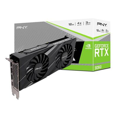 PNY GeForce RTX 3060 VERTO Dual 12GB Video Card - VCG306012DFBPB1