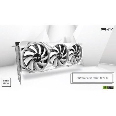 PNY RTX4070,Ti,12GB,TRPLFAN,WHITE,PB,PNY GPU Graphics Card