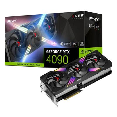 PNY GeForce RTX 4090 XLR8 Gaming Verto EPIC-X RGB TF OC 24GB Video Card - VCG409024TFXXPB1-O
