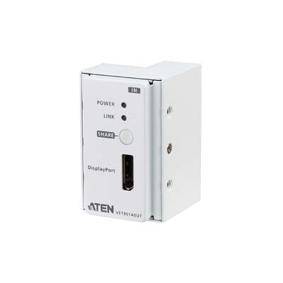 ATEN VE1901AEUT-AT-U DisplayPort HDBaseT-Lite Transmitter with EU Wall Plate / PoH