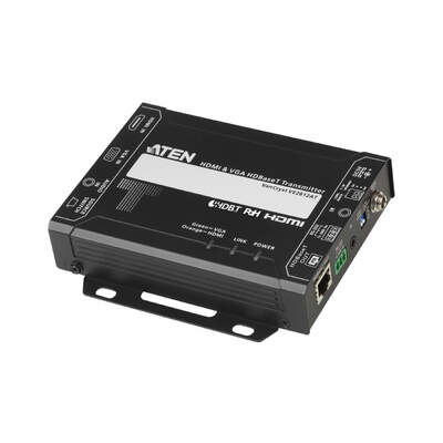 ATEN VE2812AT-AT-U HDMI & VGA HDBaseT Transmitter with POH (4K@100m) (HDBaseT Class A) (PoH PD)