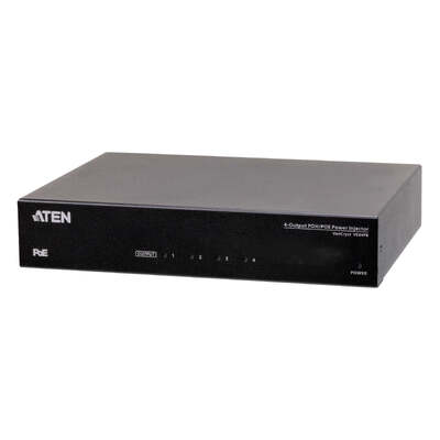 ATEN VE44PB-AT-U 4-Output PoH/PoE Power Injector