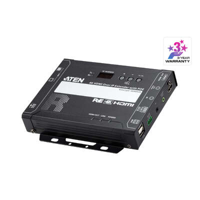 ATEN VE8952R-AT-U 4K HDMI over IP Receiver with PoE