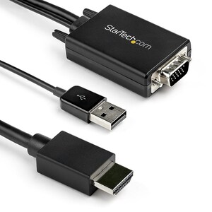 StarTech 2m VGA to HDMI Converter Cable with USB Audio Support
