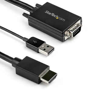 StarTech 3m VGA to HDMI Converter Cable with USB Audio Support - VGA2HDMM3M