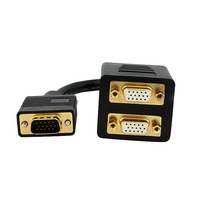 StarTech 30cm VGA to 2x VGA Video Splitter Cable - VGASPL1VV