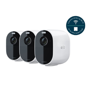 Arlo Essential Spotlight 3 Camera Wire-Free 1080p Color Night Vision  Indoor/Outdoor