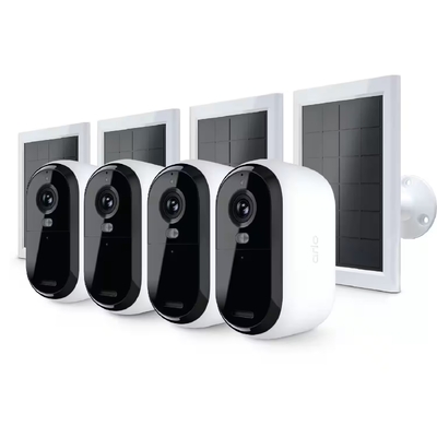 Arlo Essential 2K Outdoor Security Camera with Solar Panel