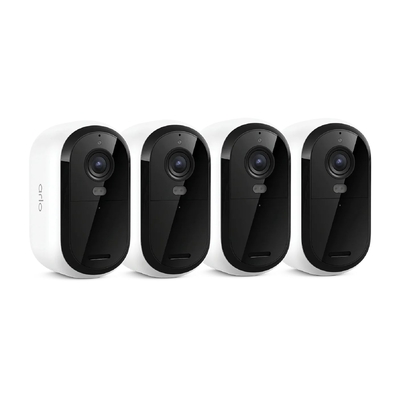 Arlo VMC3480-100AUS Essential 2K Outdoor Wire-Free Camera (3nd Gen) - 4 Pack