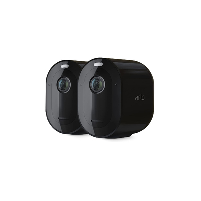Arlo Pro 5 Black 2K Spotlight Wire-Free Camera, 2 Pack - VMC4260P-100AUS