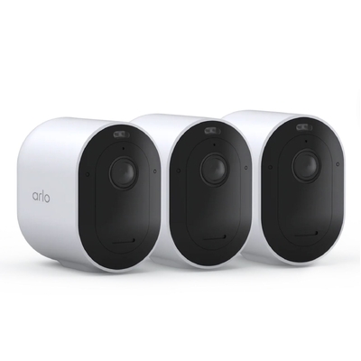 Arlo Pro 6 2K Spotlight Wire-Free Camera, 3 Pack