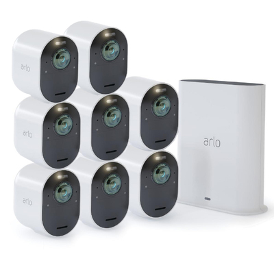 Arlo Ultra 2 Spotlight Camera Wire Free Security System 4 pack with Total  Security Mount