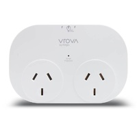 Alogic VROVA Dual Outlet Surge & Overload Double Adapter with 2x USB Ports